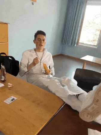 School Eating GIF
