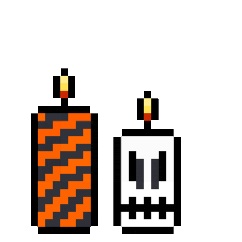 Pixel Halloween Sticker