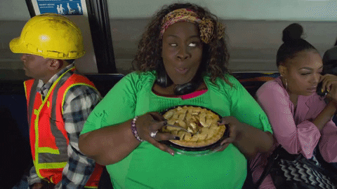 Eating Pie GIF by Laff Mobb’s Laff Tracks