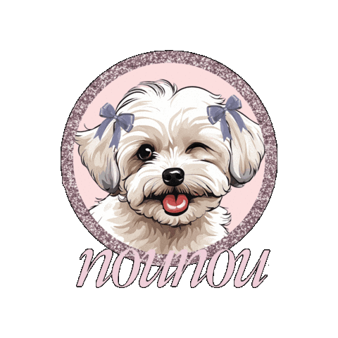 Wink Nounou Sticker by nounoulondon