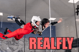 realfly_sion flying real indoorskydiving windtunnel GIF