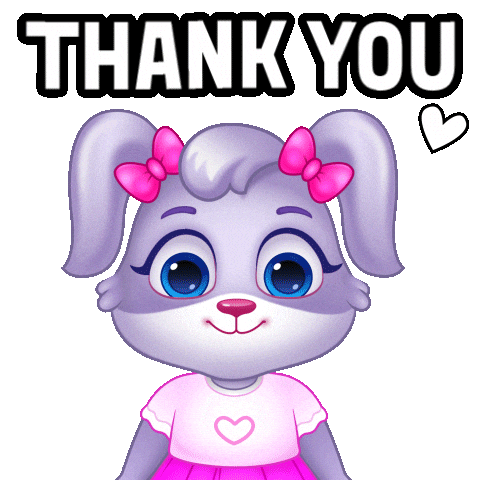 Thank You So Much Sticker by Lucas and Friends by RV AppStudios