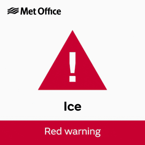 Ice Warning GIF by Met Office weather