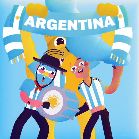 Football Argentina GIF by Manne Nilsson