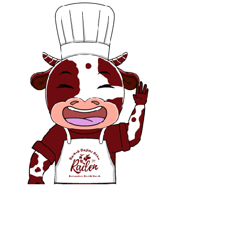 Raden For Meat Sticker