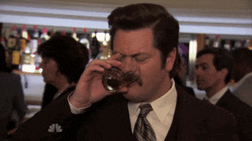 parks drinking GIF