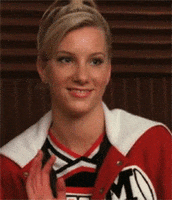 heather morris flirting GIF