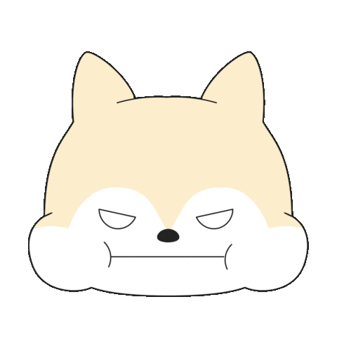 犬 怒る Sticker