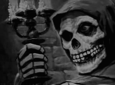 Image result for black and white old halloween gif