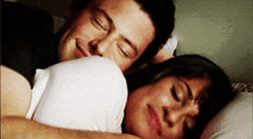 Glee Cuddle GIF