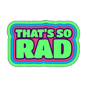 Totally Rad Vintage Fest Sticker