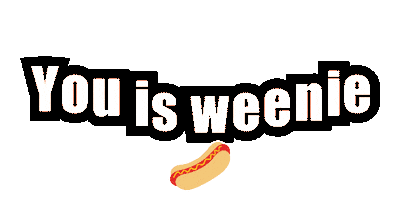 Hot Dog Weenie Sticker by City2ShoreGatewayGroup