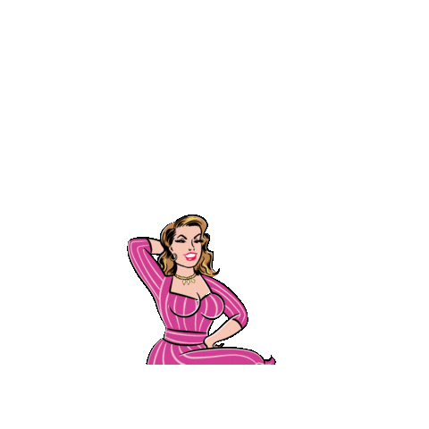 Lipstick & Chrome Sticker