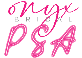 Wedding Dress Neon Sticker by Onyx Bridal