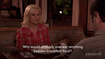 Amy Poehler Breakfast GIF by Parks and Recreation