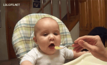 Baby Eating GIF - Find & Share on GIPHY