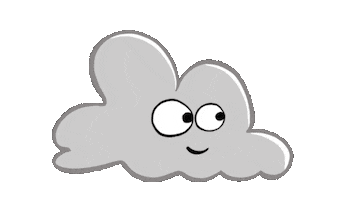 Cloud Storm Sticker by Boxadessin