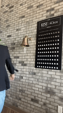Celebrate Bell Ringing GIF by Rise Property Group