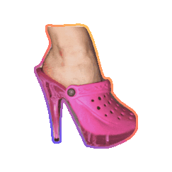 High Heels Crocs Sticker by Jessica