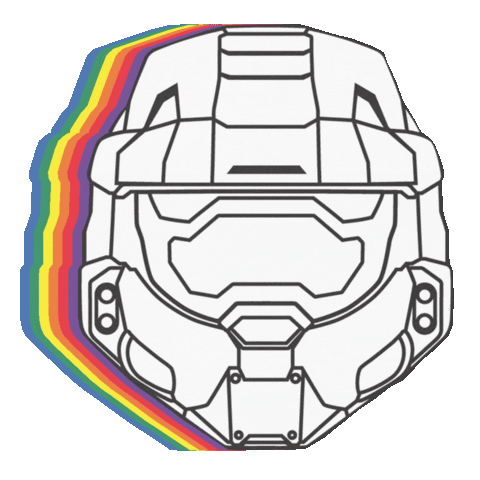 Master Chief Loop Sticker by Xbox