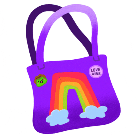 Pride Bag GIF by Western Digital Emojis & GIFs