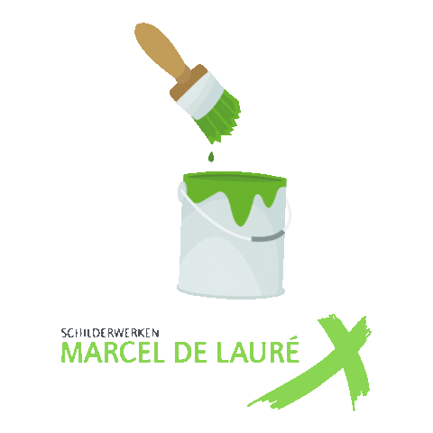 Marcel De Lauré Schilderwerken Sticker
