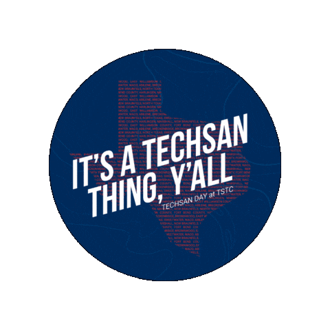 Techsan Sticker by Texas State Technical College