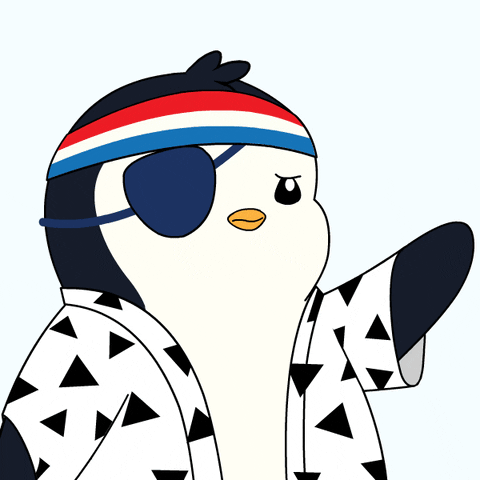 Pride Hello GIF by Pudgy Penguins