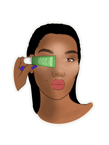 Makeup Glow Sticker by Weleda España