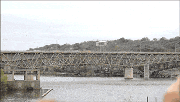 explosion bridge GIF