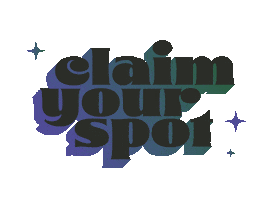 Spot Claim Sticker by esmekoenders