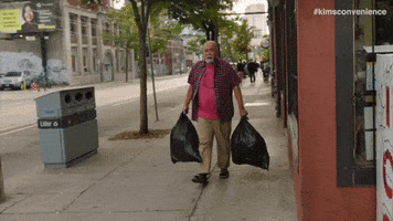 Paul Sun-Hyung Lee Garbage GIF by Kim's Convenience