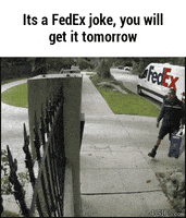Fed Ex Joke GIF