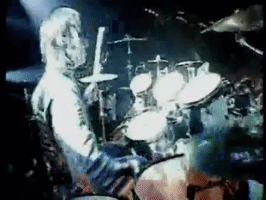Joey Jordison Headbang GIF