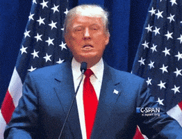 Panting Donald Trump GIF