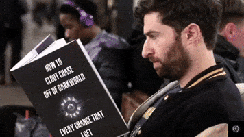 Book Reading GIF by darkworldinc