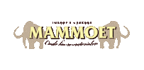 Mammoet oude bouwmaterialen Sticker