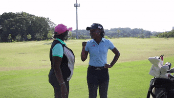 Womens Golf Fist Bump GIF by LPGA