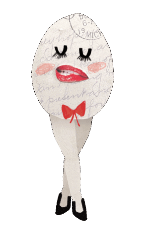 Eggs Mo Sticker by Mighty Oak