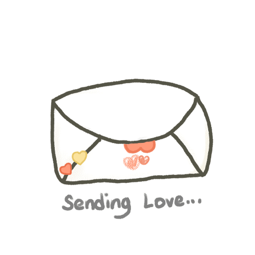 Love Letter Rose Sticker