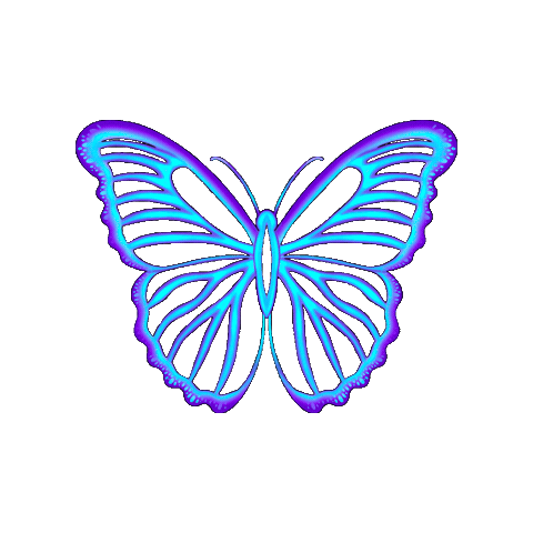 Art 90S Sticker by Deep Space Violet