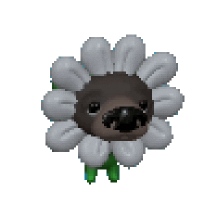 Flower Bear Sticker