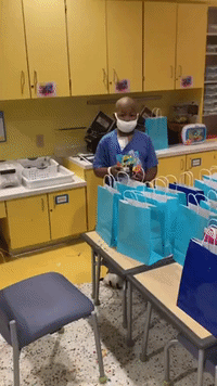 Boy Fighting Cancer Makes Gift Bags for Other Children at His Hospital