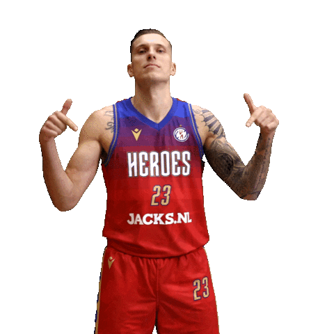 Basketball Celebration Sticker by Heroes Den Bosch