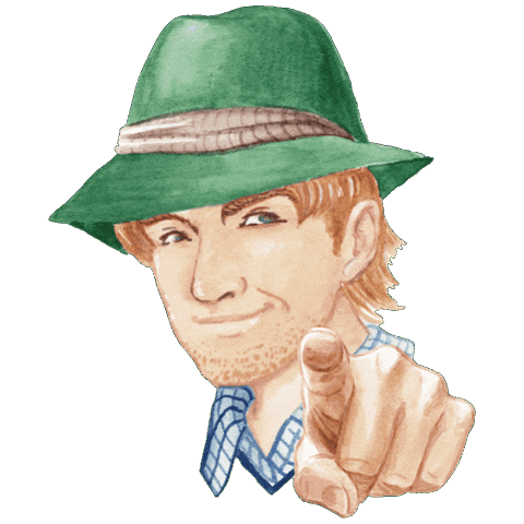 Pinzgau Sepp Sticker by Ederhotels