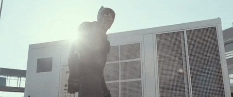 axiol marvel civil war black panther GIF