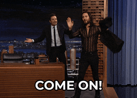 Come On GIF by The Tonight Show Starring Jimmy Fallon