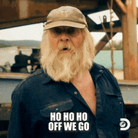 Off We Go Santa Claus GIF by Discovery