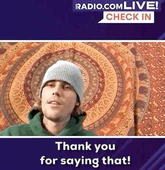 Justin Bieber Thank You GIF by Audacy