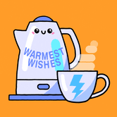 Warmest wishes electric kettle
